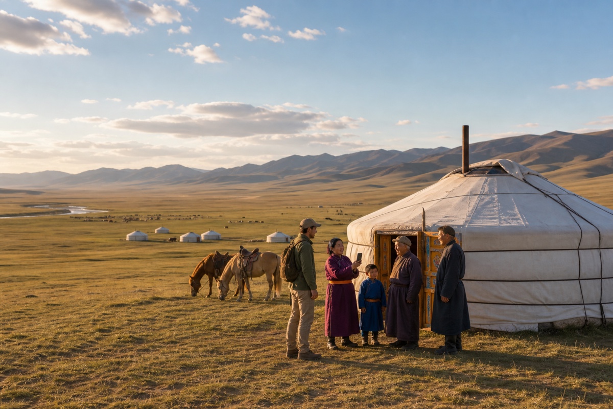 Mongolia landscape — cheap calls with eFon