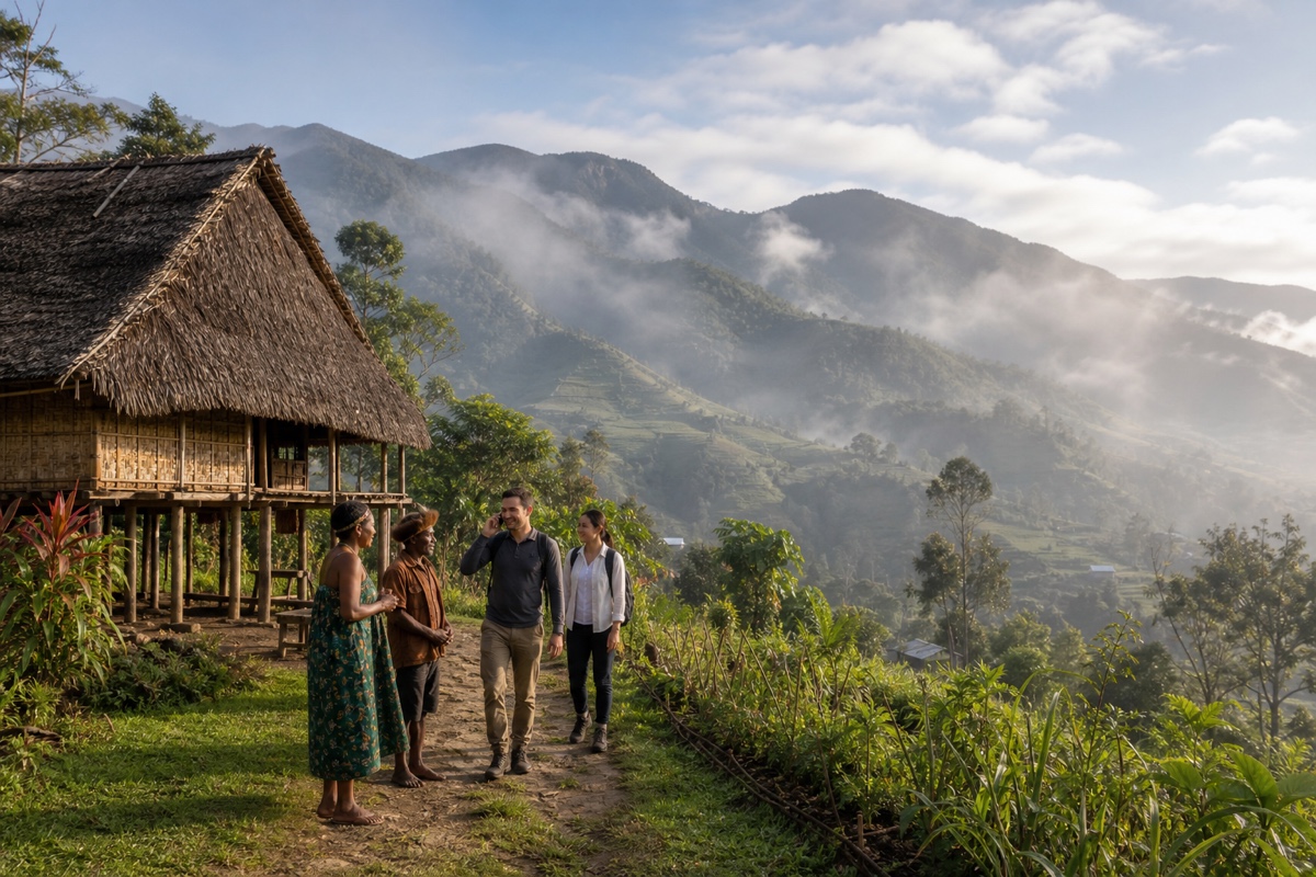 Papua New Guinea landscape — cheap calls with eFon